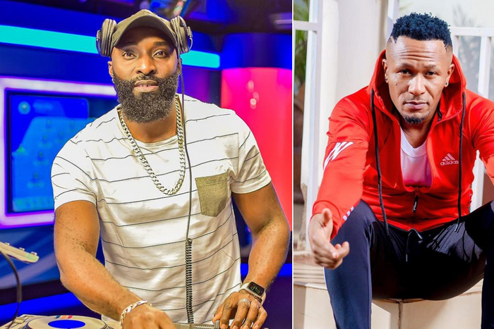 A collage of DJ Sadic and DJ Mo