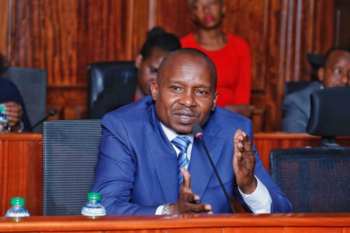 CS Kithure Kindiki appears before the Senate Committee on National Cohesion to give update on the ongoing security operation in the North Rift