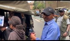 A police officer who was captured during the Finance Bill 2024 protests in Nairobi