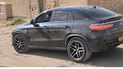 Winnie Odinga leaves Chef Maliha's premises in a Mercedes Benz GLE 450