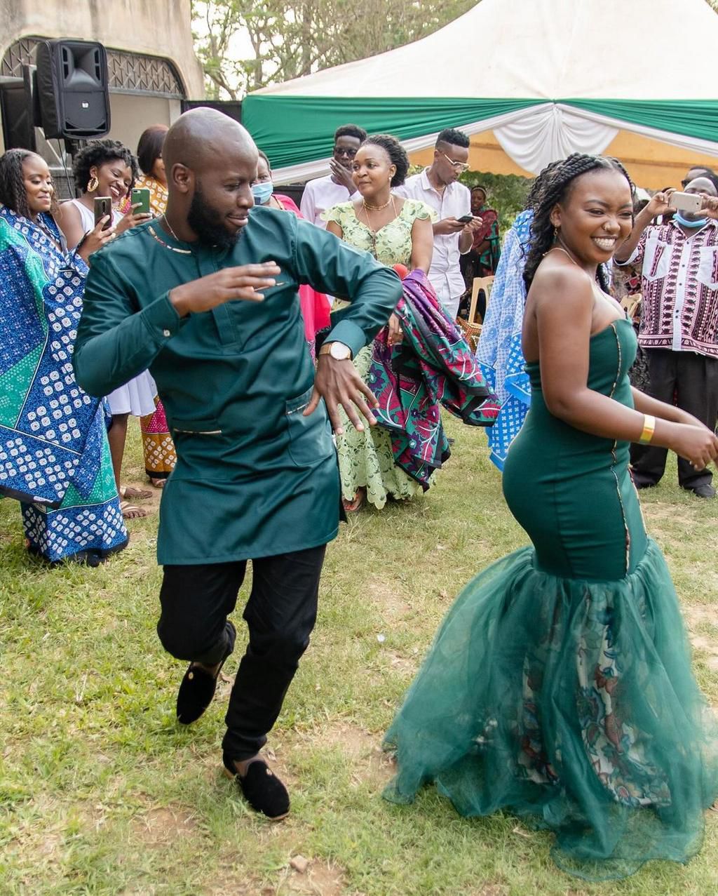 Esther Kazungu and hubby James Kibunjah