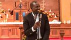 File image of President William Ruto at a past church service