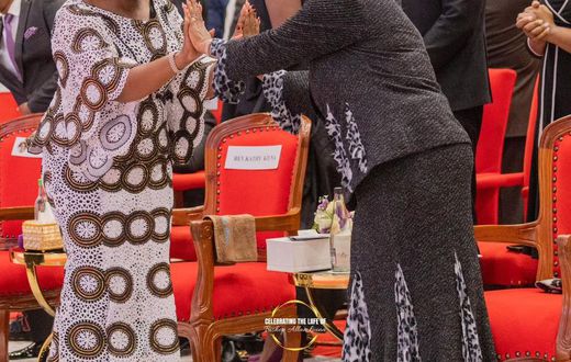 1st Lady Rachel Ruto & Rev Kathy Kiuna at Faith Evangelistic Ministries Church in Karen