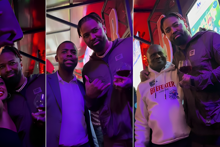 Konshens parties with Kenyans at Bar Next Door in Nairobi