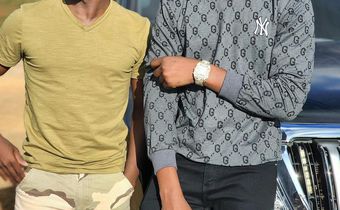 Content creators Stanley Omondi and Crazy Kennar