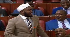 Gabriel Kagombe, the Member of Parliament for Gatundu South speaking in the National Assembly on June 29, 2023