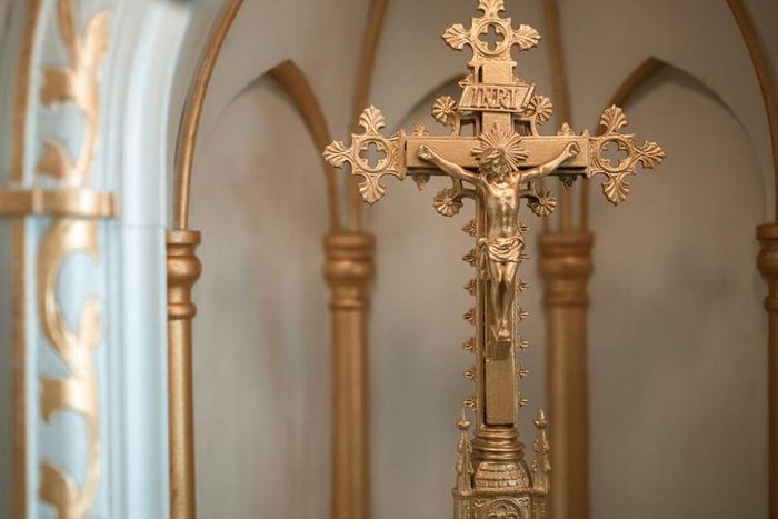 A golden crucifix [Image Credit: RDNE Stock Project]