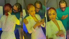 KRG The Don and Tanasha Donna at Zari's All White Party event in Uganda