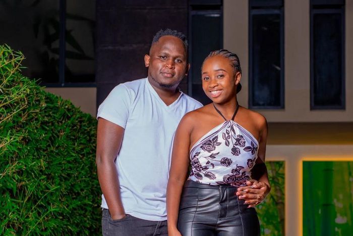 Commentator 254 and his girlfriend Moureen Ngigi