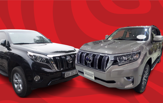 Prado TX (left) Prado TZ