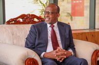 Defence CS Aden Duale at the JKIA VIP Lounge on April 11, 2024