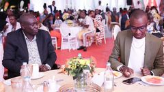 Deputy President Rigathi Gachagua congratulated musician Samuel Muchoki alias Samidoh for the launch of the Samidoh Foundation.