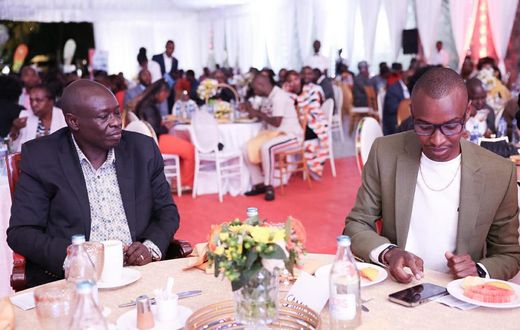 Deputy President Rigathi Gachagua congratulated musician Samuel Muchoki alias Samidoh for the launch of the Samidoh Foundation.