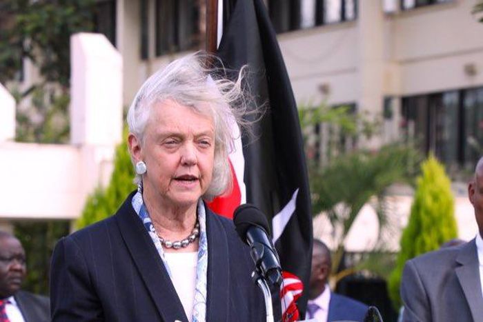 A joint media briefing by the United States Ambassador Meg Whitman and the Director DCI Mohamed Amin at the DCI headquarters