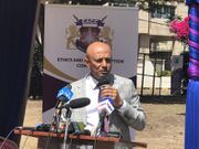 EACC’s CEO Twalib Mbarak during a past media briefing. EACC reveals Registrar of Persons receives most bribes, Public hospitals ranks at position 2 and Police ranked number 3