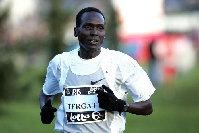 Paul Tergat runs the Brussels cross cup on, Sunday, December 19, 2004