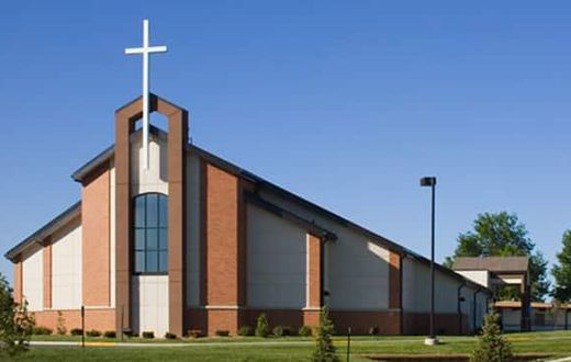 A stock image of a church