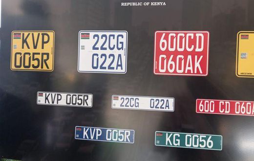 CS Fred Matiang'i launches new number plates with hidden securtity features
