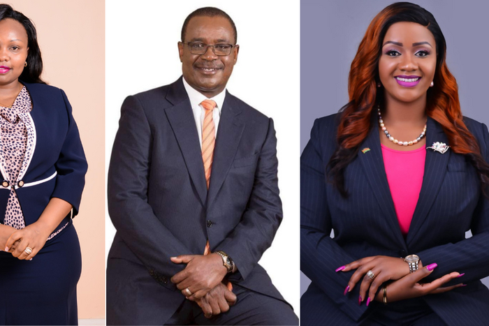 CAS nominees Millicent Omanga, Evans Kidero and Cate Waruguru