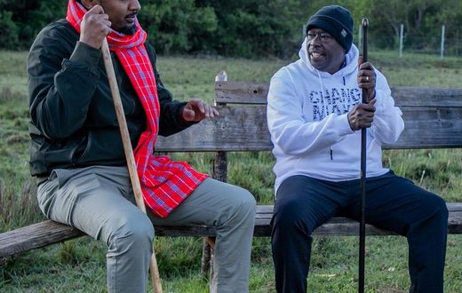File image of Kiambu Senator Karungo Wa Thang'wa  with DP Gachagua