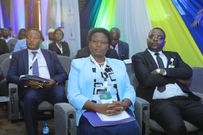 Kenya Power Regional Manager (Western) Sarah Wepukhulu, and Ag. Security Manager, Paul Gichovi (Maj.) during the Kenya Power Grid Conference on June 8, 2023