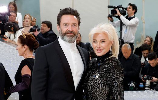 Hugh Jackman and Deborra-Lee Furness attend the 2023 Met Gala.Mike Coppola/Getty Images