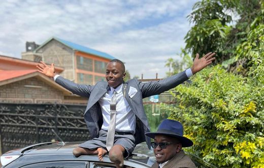 Content creator Babushka & gospel singer Chacha De who surprised him with new car