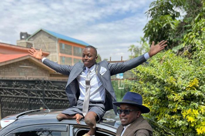 Content creator Babushka & gospel singer Chacha De who surprised him with new car