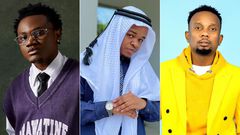 Musicians Mbosso Whozu and Billnass