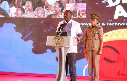President William Ruto speaking during the launch of the second phase of the Hustler Fund on Thursday, March 2, 2023