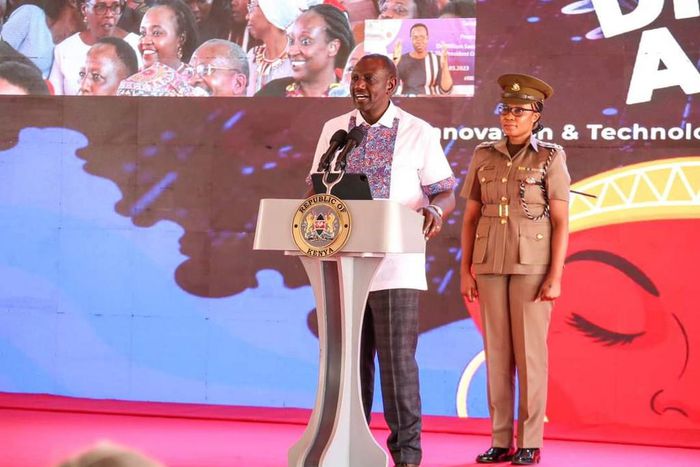 President William Ruto speaking during the launch of the second phase of the Hustler Fund on Thursday, March 2, 2023