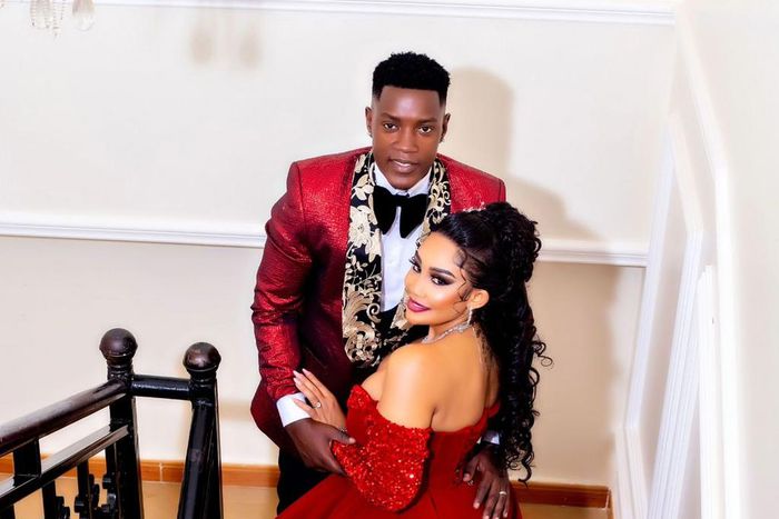 Businesswoman Zari Hassan with her husband Shakib Lutaaya