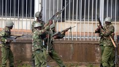 Police officers at work