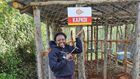 Charlene Ruto branding the location of her hives