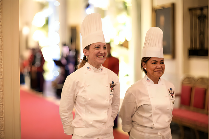 White House’s executive chefs Cristeta Comerford and Susan Morrison
