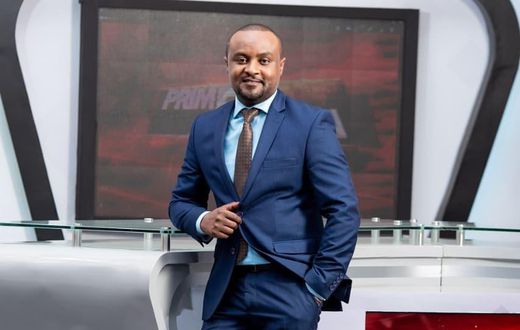 TV47 presenter Fredrick Indimuli