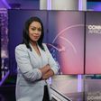 Victoria Rubadiri posing at CNN studio