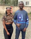 Ebru TV Actor Tony Sherman and Eve Mungai in a past photo