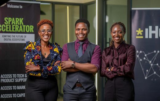 Joy Mwangi, COO & Co-founder, Twiva, Peter Kironji, CEO & Co-founder, Twiva, and Esther Kimani, VP, Finance & Co-founder, Twiva