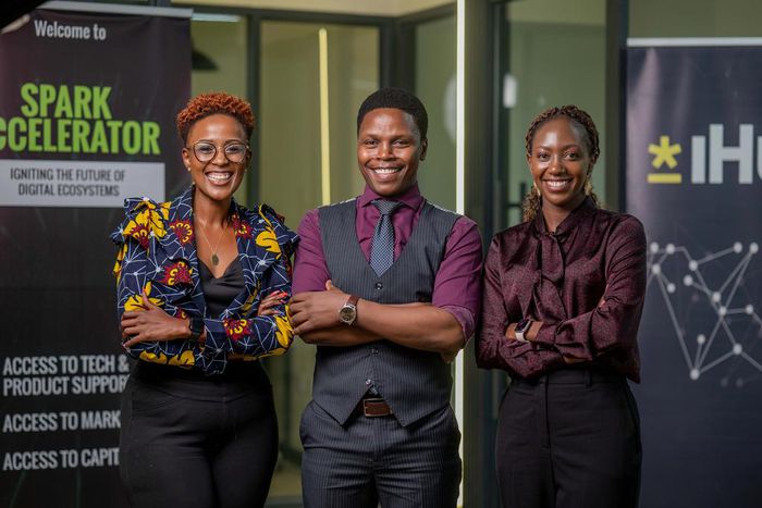 Joy Mwangi, COO & Co-founder, Twiva, Peter Kironji, CEO & Co-founder, Twiva, and Esther Kimani, VP, Finance & Co-founder, Twiva