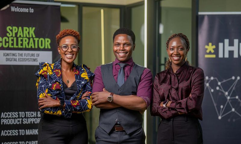 Joy Mwangi, COO & Co-founder, Twiva, Peter Kironji, CEO & Co-founder, Twiva, and Esther Kimani, VP, Finance & Co-founder, Twiva