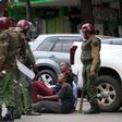 Protestors in Nairobi CBD