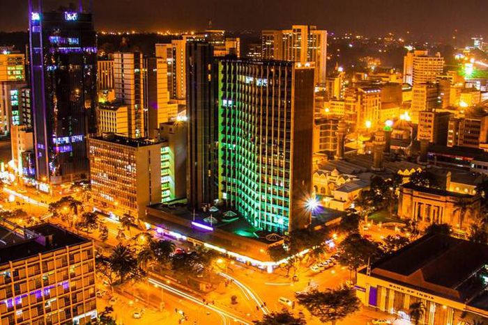 Nairobi City skyline at night [Courtesy]