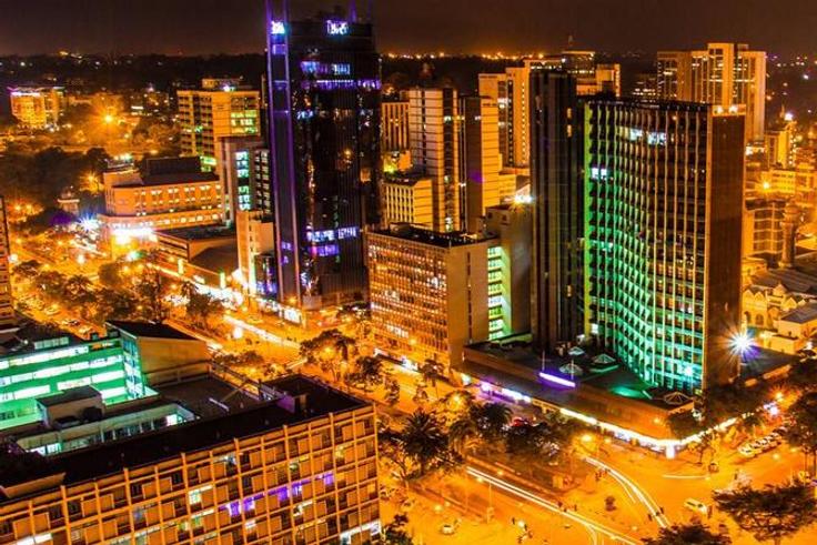 Nairobi City skyline at night [Courtesy]