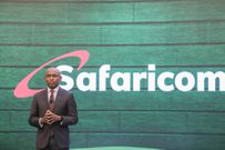 Safaricom CEO Peter Ndegwa presenting the HY23 results in November 2022