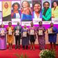 President William Ruto with women leaders at the launch of the Women Governors G7 Caucus in Nairobi on March 7, 2024