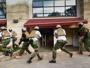 Police at DusitD2 during the January 15, 2019 attack in Nairobi, Kenya
