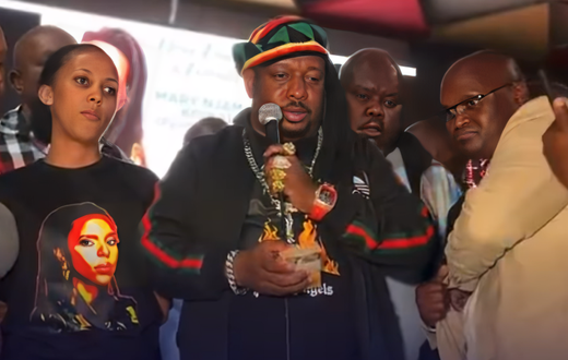 Mike Sonko at the Jahmby Koikai tribute at Quiver Lounge Thika Road