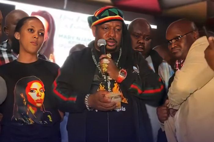 Mike Sonko at the Jahmby Koikai tribute at Quiver Lounge Thika Road