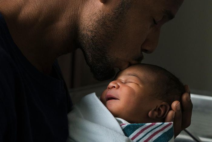 A nurse recommends washing your hands before holding your newborn.